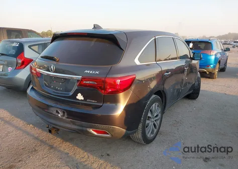 2014 Acura Mdx Technology из США, поврежденный, VIN 5FRYD4H40EB024246